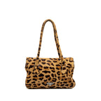 Prada Leopard Print Shoulder bag Ponyhair Multicoloured SHW