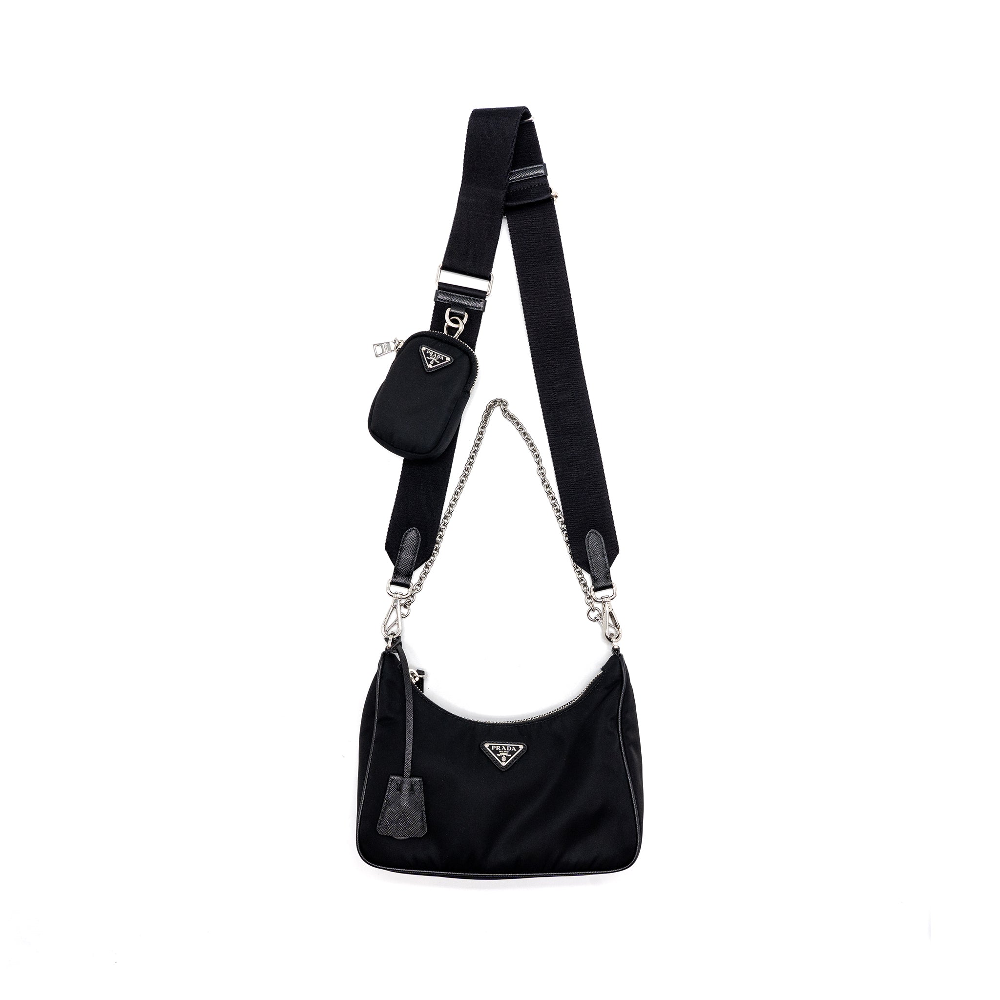 Prada Reedition 2005 Re-Nylon Black SHW