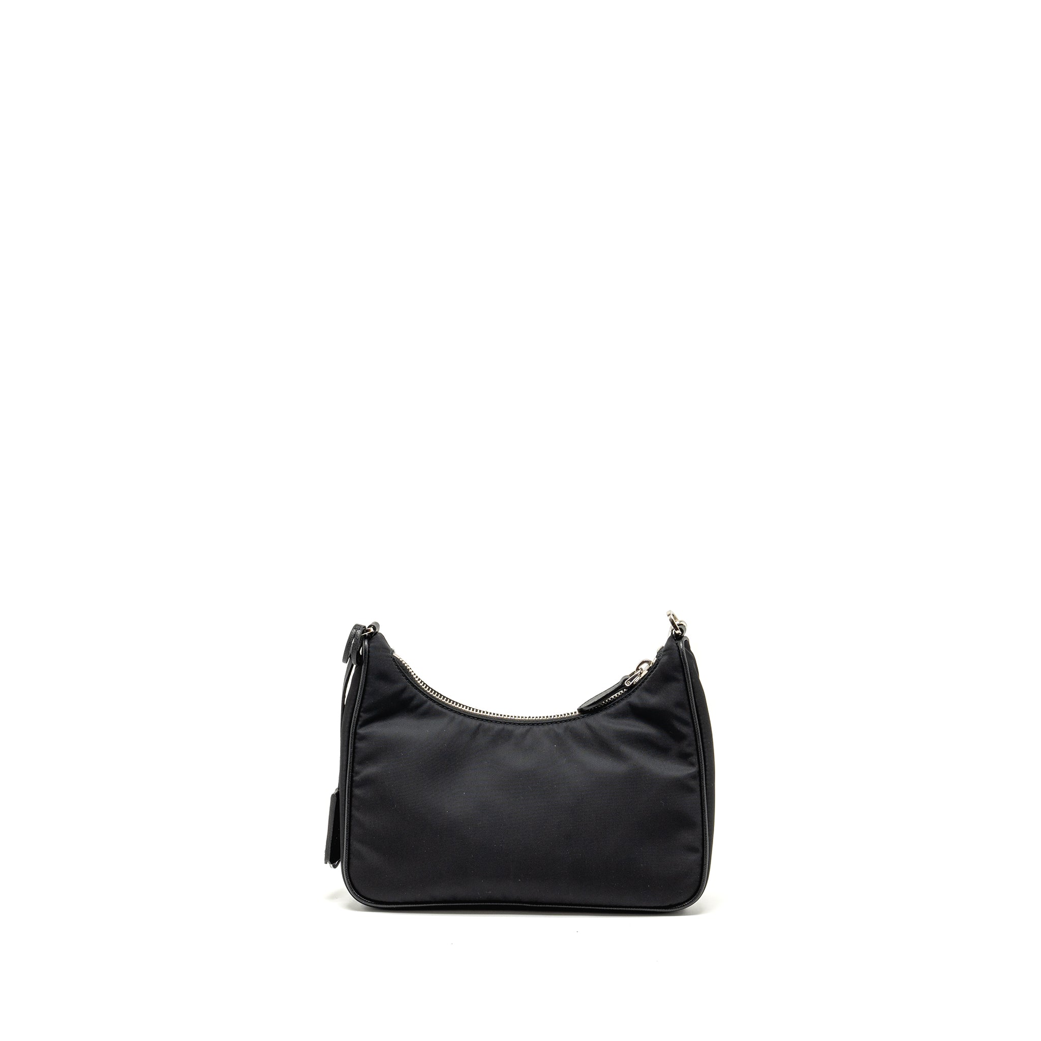 Prada Re-Edition 2005 Saffiano Re-Nylon Bag Black SHW