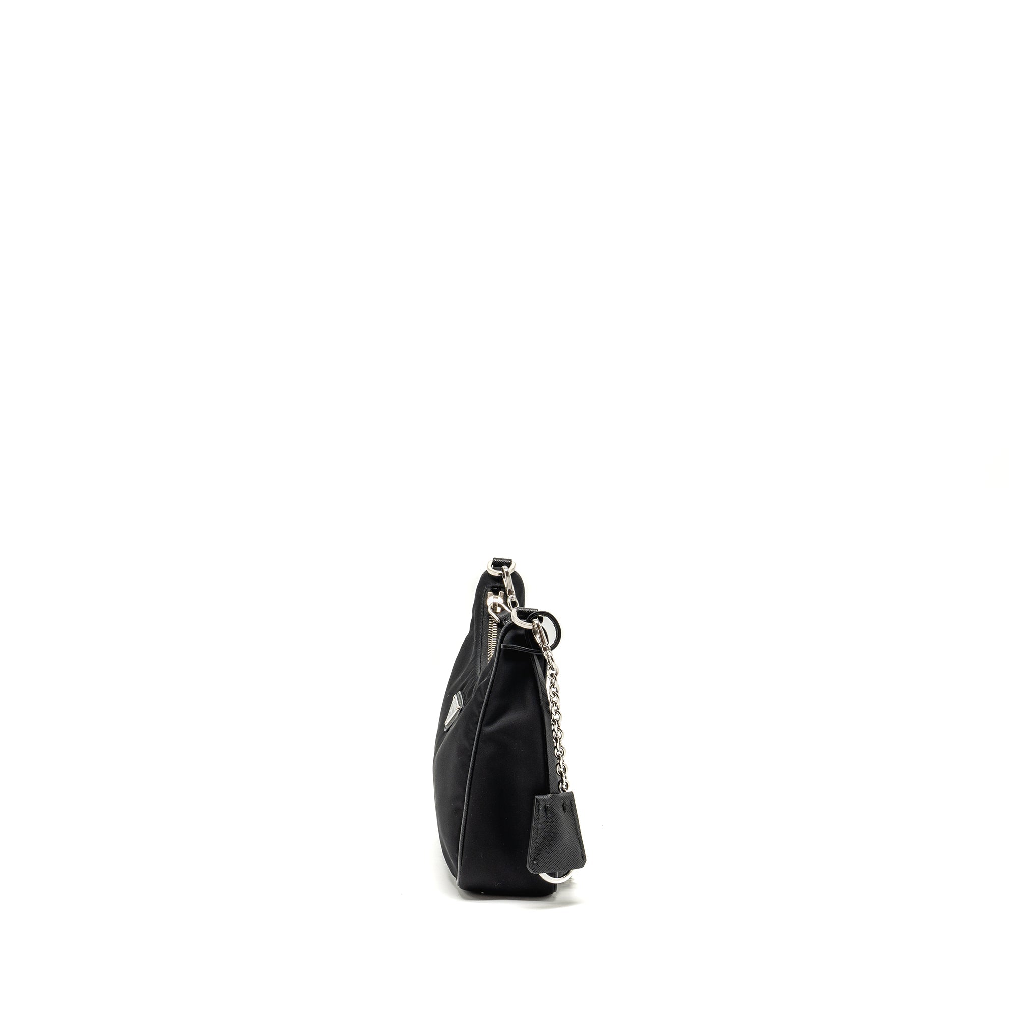 Prada Re-Edition 2005 Saffiano Re-Nylon Bag Black SHW