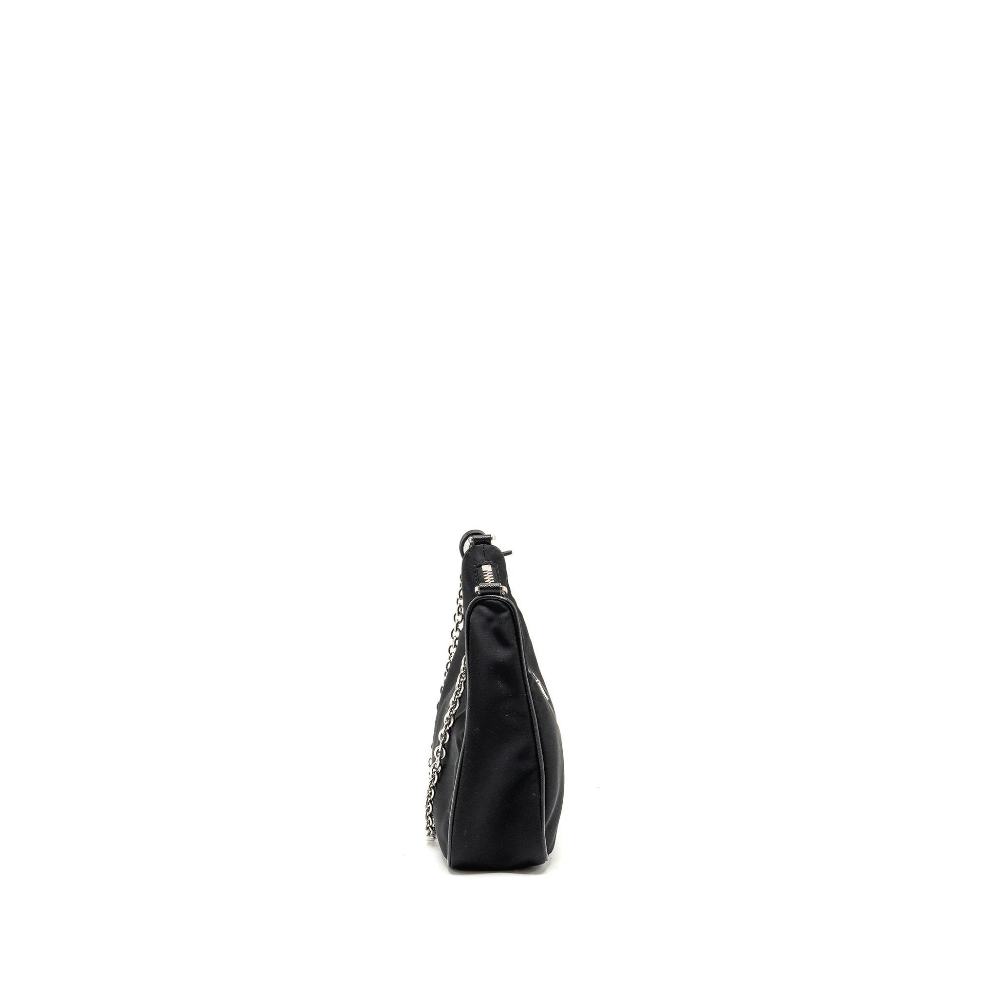 Prada Re-Edition 2005 Saffiano Re-Nylon Bag Black SHW
