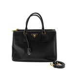 Prada Galleria Saffiano Tote Bag Calfskin Black GHW