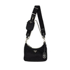 Prada Re-Edition 2005 Saffiano Re-Nylon Bag Black SHW