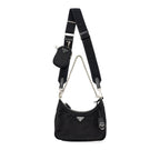 Prada re-edition 2005 re-nylon bag black SHW