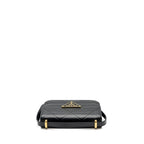 Prada Pattina in Pelle Calfskin Black GHW