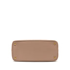 Prada Double Zip Shopping Toto Saffiano Cammeo GHW