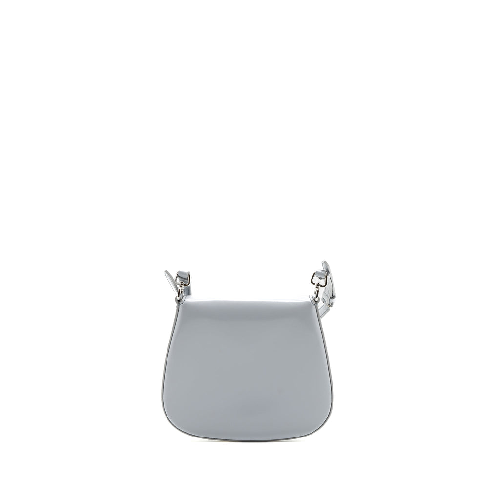 Prada Cleo Mini Bag Brushed Leather Cornflower blue SHW