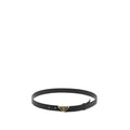 Prada Size 80 Belt Saffiano Calfskin Black GHW