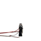 Prada Electra city flap bag calfskin black / red SHW