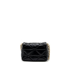 Prada Pattina in Pelle Nappa Patch Black GHW