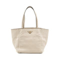 Prada Tote Bag Calfskin White GHW
