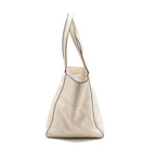 Prada Tote Bag Calfskin White GHW