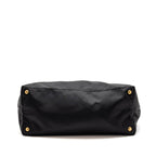 Prada Re-Edition Large Tessuto Tote Bag Re-Nylon/Saffiano Leather Black GHW