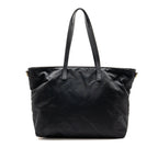 Prada Re-Edition Large Tessuto Tote Bag Re-Nylon/Saffiano Leather Black GHW