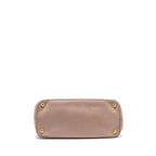 PRADA FUOCO SAFFIANO LUX LEATHER MEDIUM DOUBLE ZIP TOTE LIGHT PINK GHW
