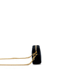Prada camera bag velvet black GHW
