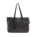Prada shoulder bag lambskin / fabric black SHW