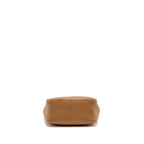 Prada Mini Leather Handbag Calfskin Caramel SHW