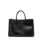 Prada Saffiano Tote Bag Calfskin Black GHW