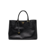 Prada Saffiano Tote Bag Calfskin Black GHW