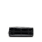 Prada Bonnie Medium Leather Handbag Calfskin black GHW