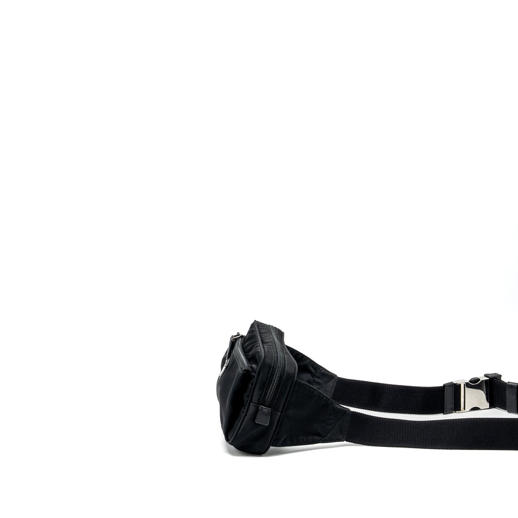 Prada Re-Nylon Belt Bag Nylon Black SHW