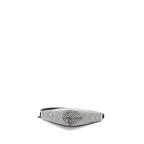 Prada Triangle pouch crystal embellished black SHW