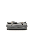 Prada flap messanger bag caviar grey SHW