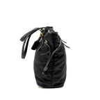 Prada tote bag canvas black GHW