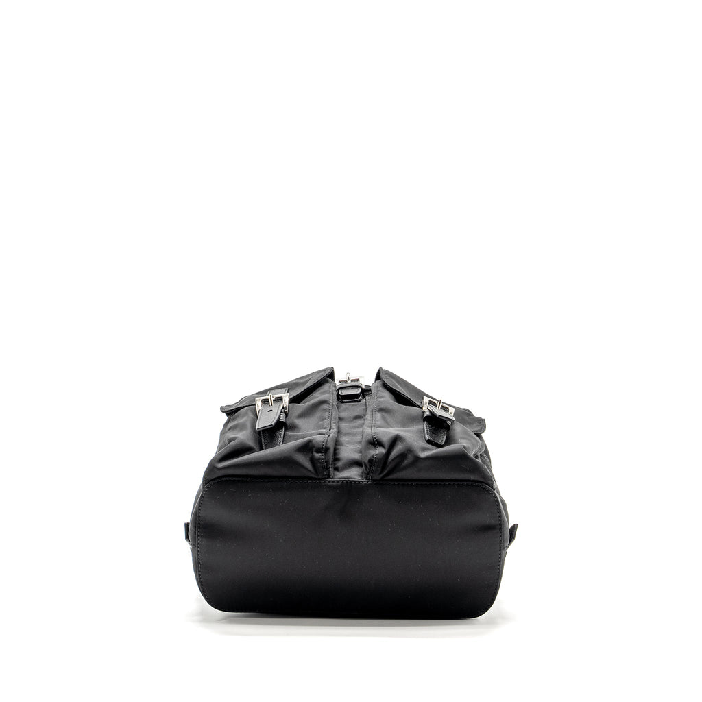 PRADA Small Re-Nylon Backpack Black SHW