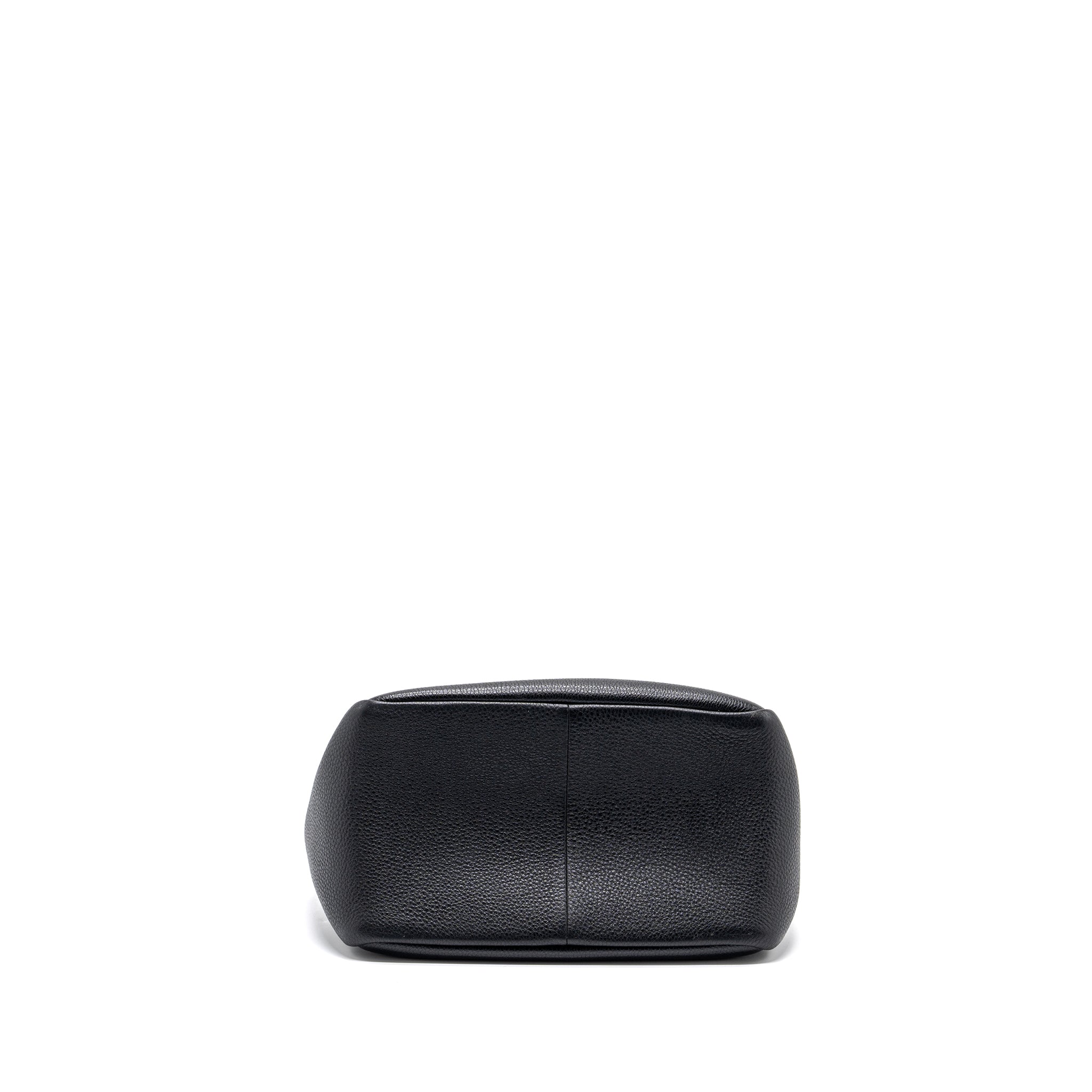 Prada Medium Leather Tote Black SHW
