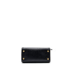 Prada tote bag Saffiano calfskin black / white GHW