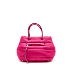 Prada tote bag nylon / leather pink SHW