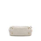 Prada Vitello Daino Bag Leather White GHW