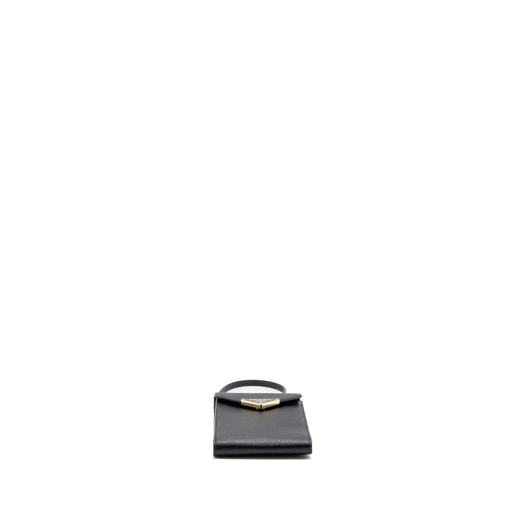 Prada Mini Bag Saffiano Leather Black GHW
