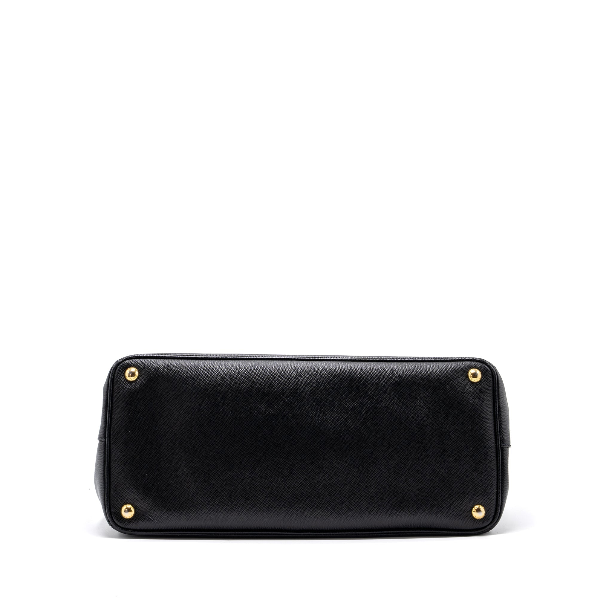 Prada large tote bag saffiano calfskin black GHW
