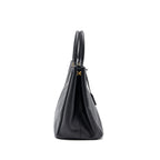 Prada large tote bag saffiano calfskin black GHW