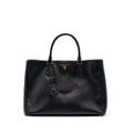 Prada large tote bag saffiano calfskin black GHW