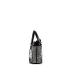 Prada Galleria Satin Mini Bag With Crystal Black SHW