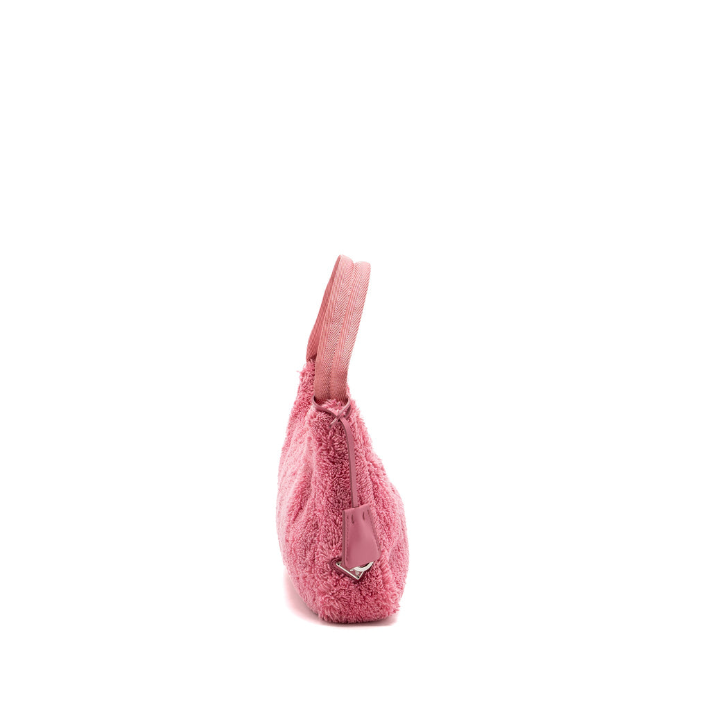 Prada Re-Edition 2000 Terry Mini Bag Pink SHW