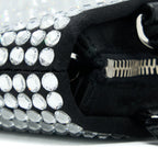 Prada Crystal Satin Handbag With Crystal Black SHW