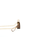 Prada Giada Saffiano Leather Wallet on Chain Beige