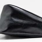 Prada triangle shoulder bag leather black SHW