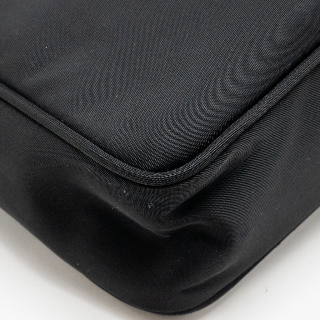 Prada Reedition 2000 Nylon Shoulder Bag Black SHW