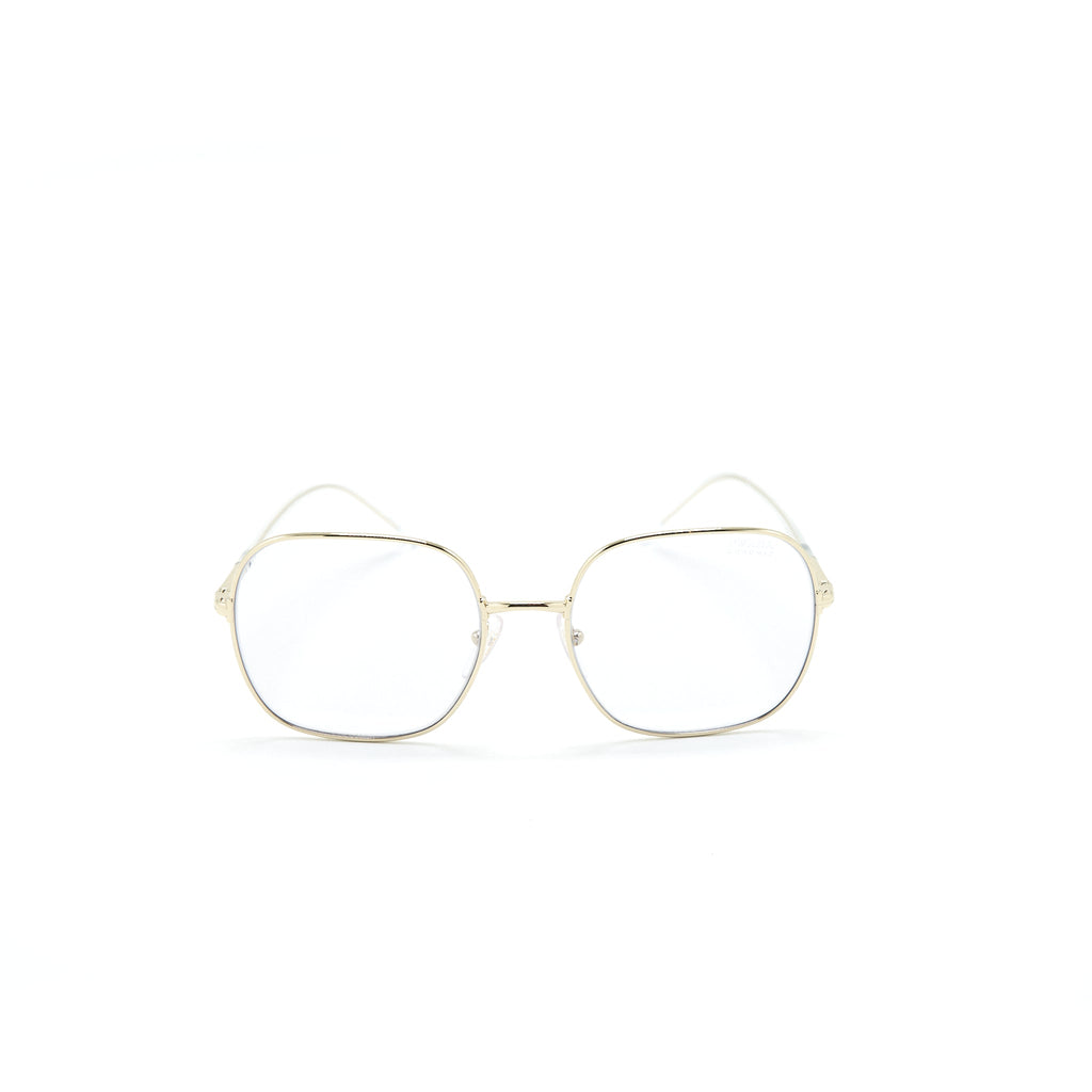 Prada Frame Glasses Silver Tone