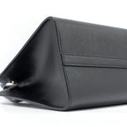 Prada Small Monochrome tote bag Saffiano calfskin black GHW