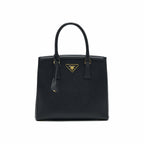 Prada Saffiano Lux Leather Tote Bag Nero