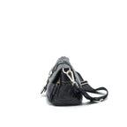 PRADA Long Shoulder Bag in Black SHW