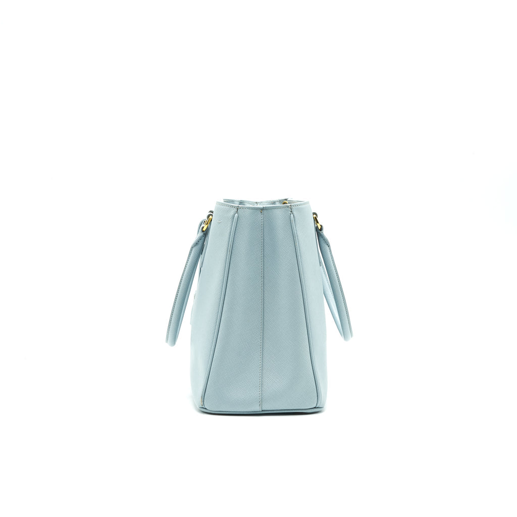 PRADA SAFFIANO TOTE BAG Skyblue