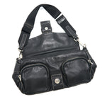 PRADA Long Shoulder Bag in Black SHW